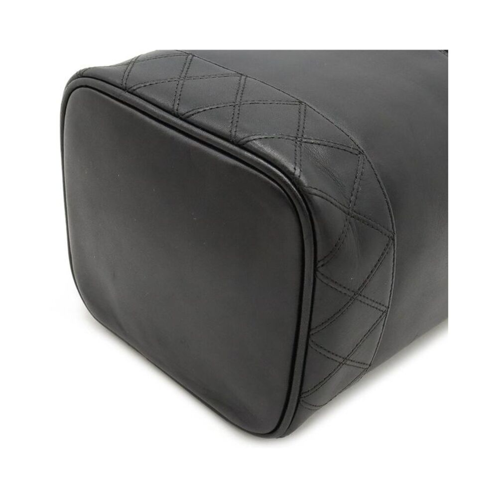 Pre Loved Chanel  Black Leather Vanity Case - Picture 4 of 8